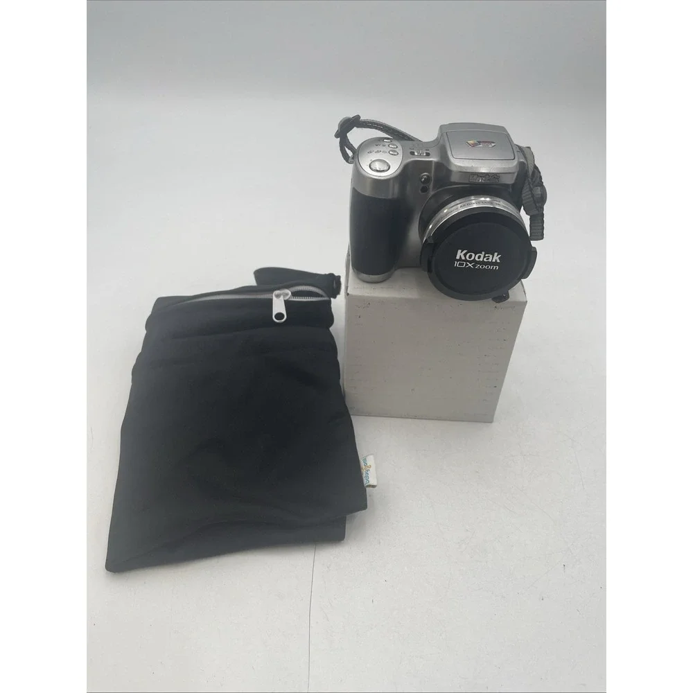 Kodak EasyShare Z740 5.0MP Digital Camera 10X Zoom+Battery+SD Card+Case-TESTED